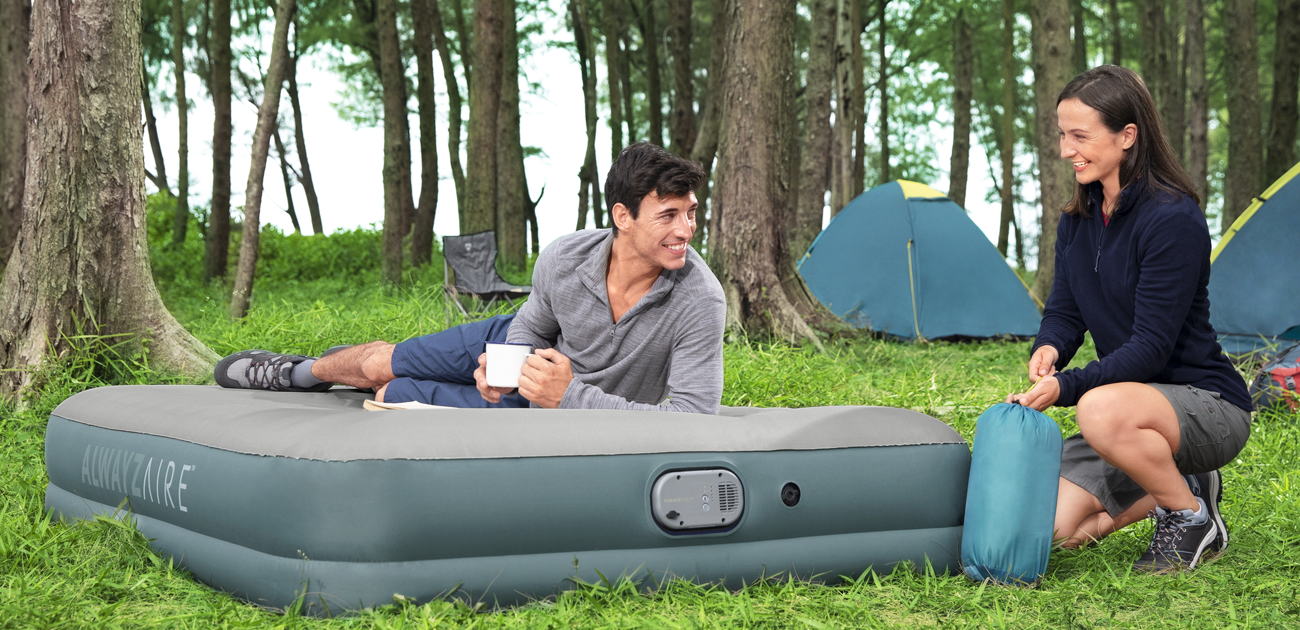 Camping airbed mattress or pad