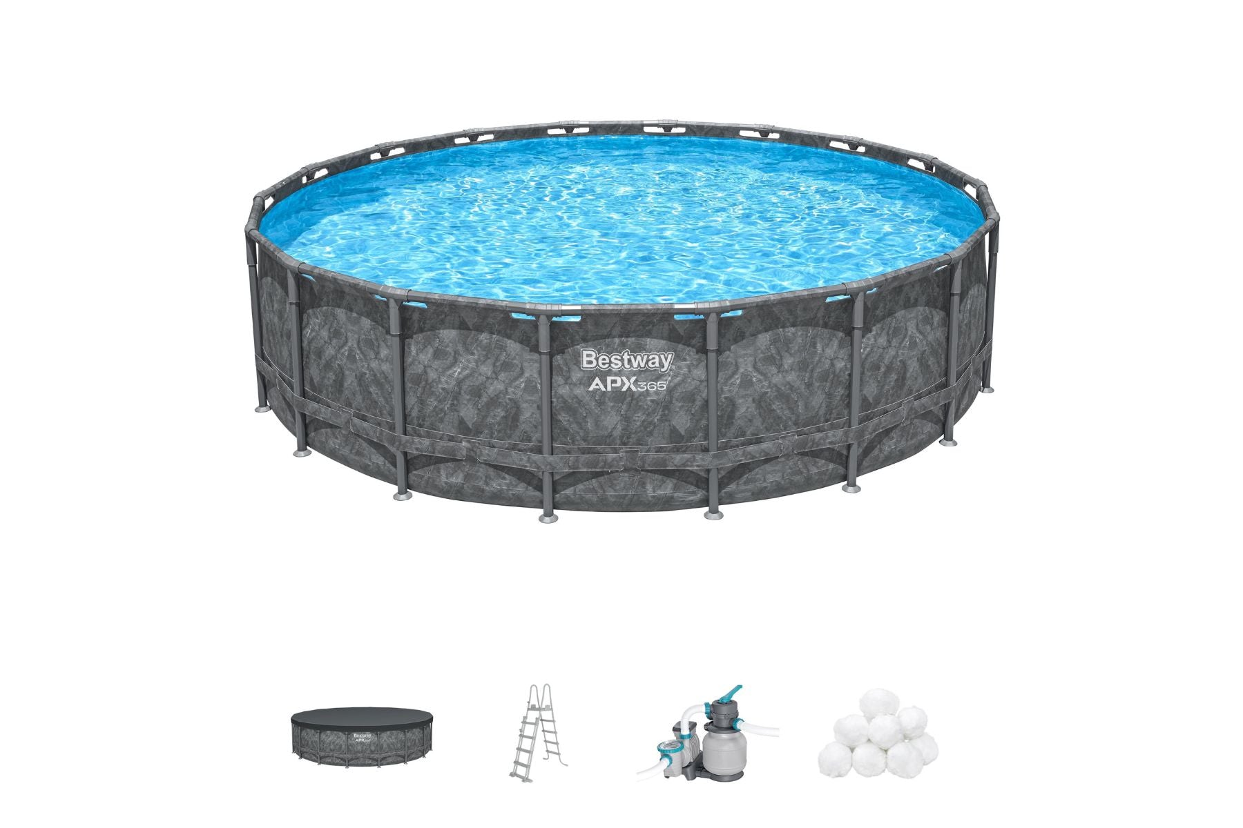 18ft round steel frame pool