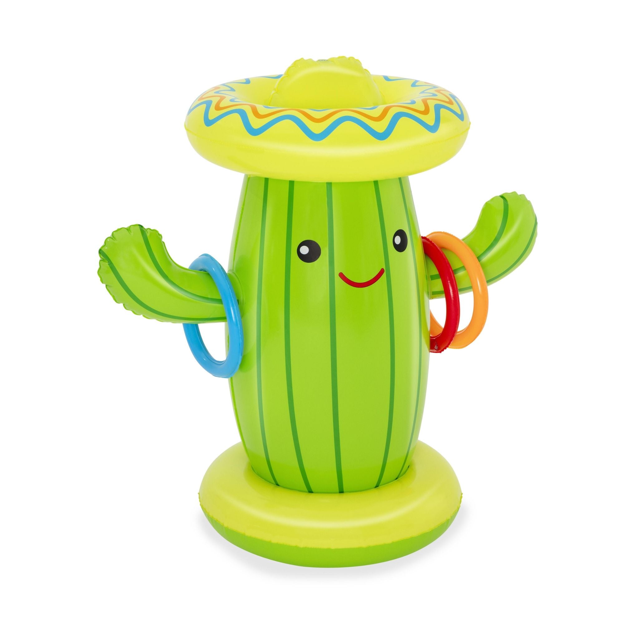 Inflatable Cacti Sprinkler, with Ring Toss