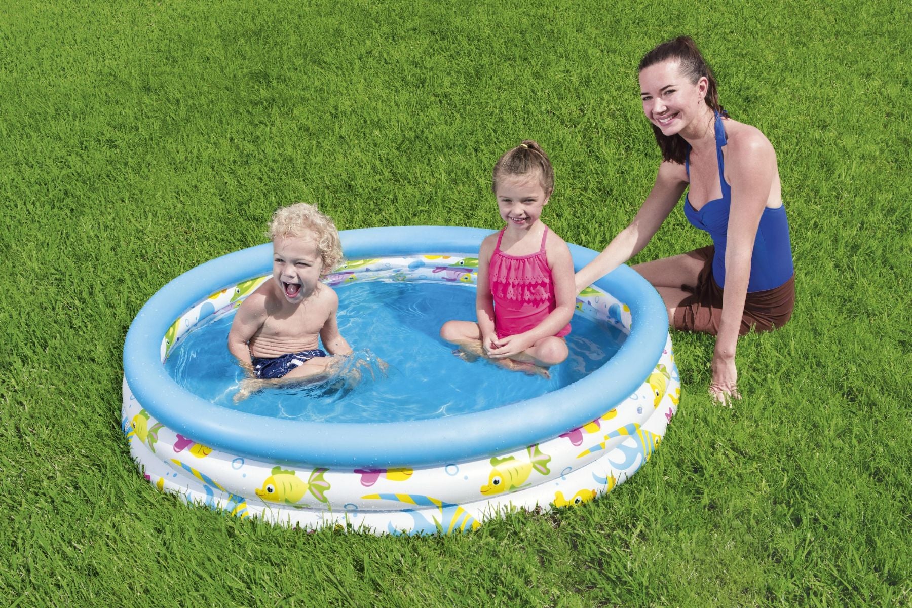 Ocean Themed Kids Inflatable Paddling Pool