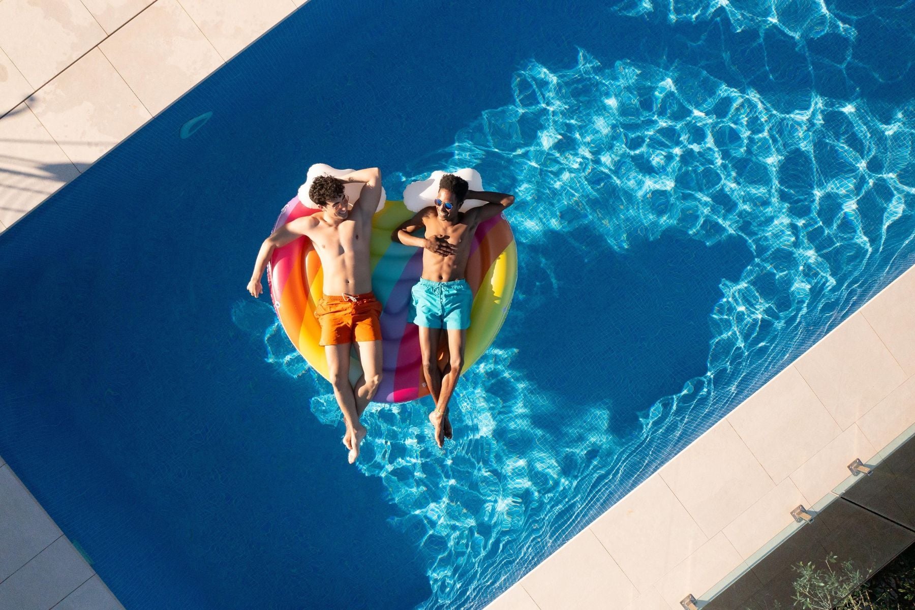 Inflatable Rainbow Dreams Pool Float