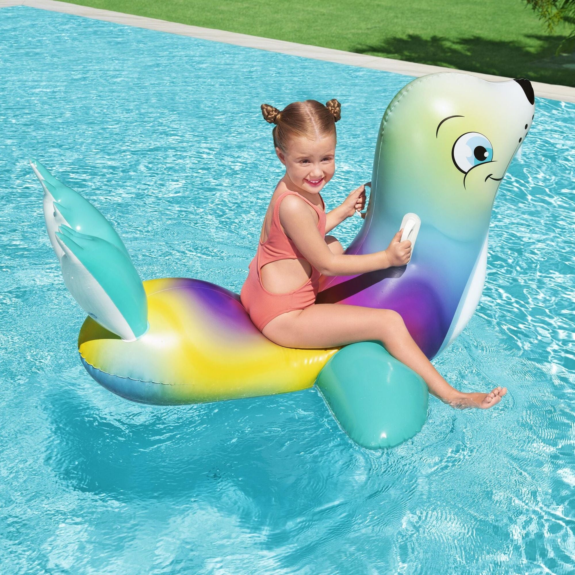 Inflatable Seal Pool Float