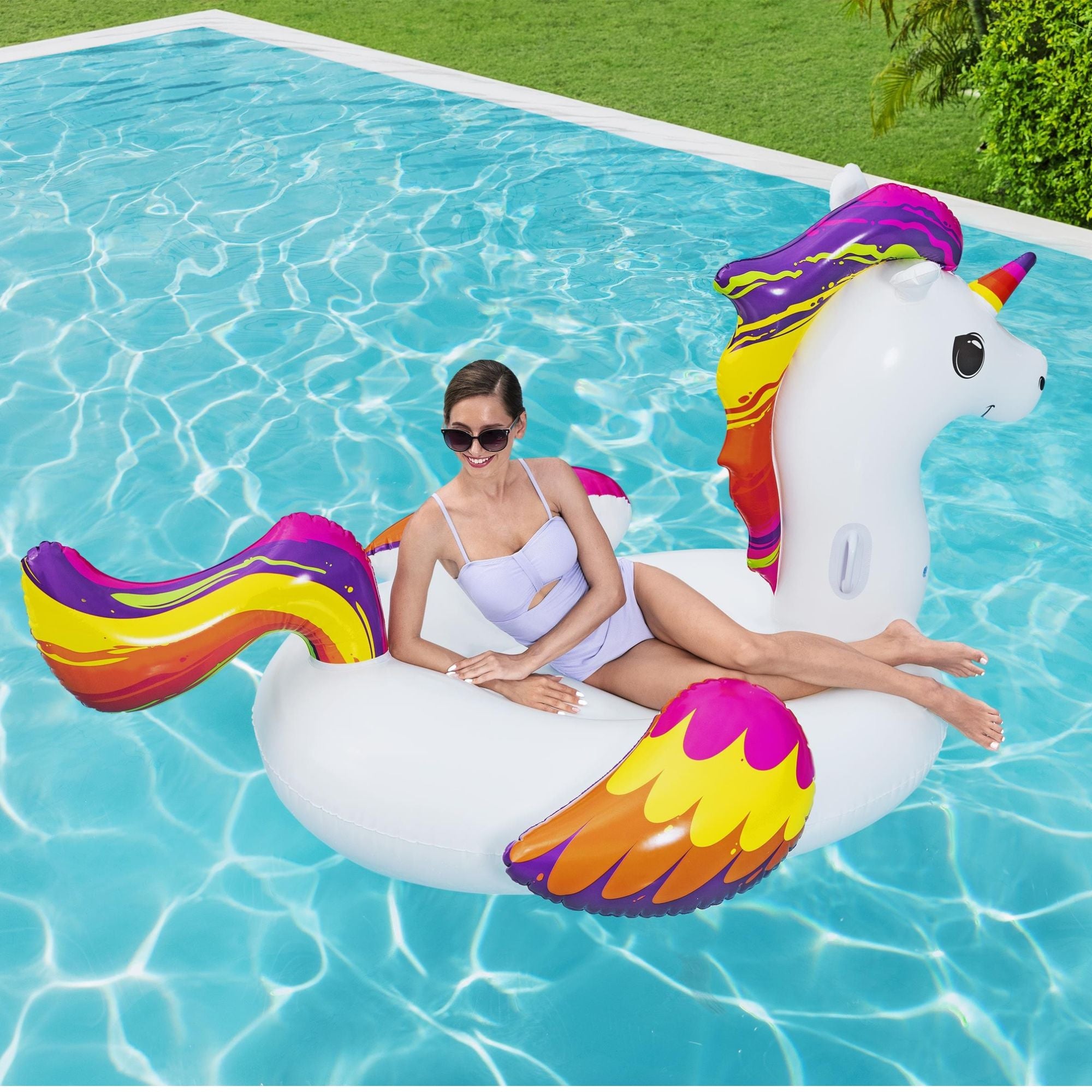 Inflatable Supersized Unicorn Pool Float