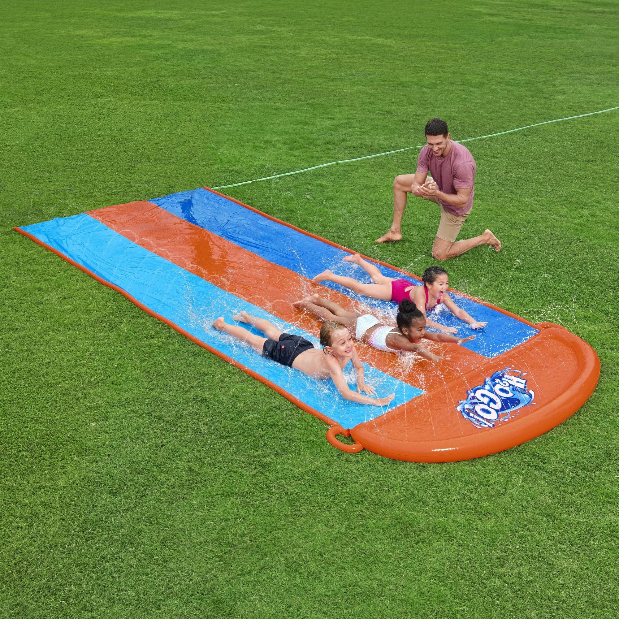 H2OGO! Triple Slip Water Slide, with Sprinklers