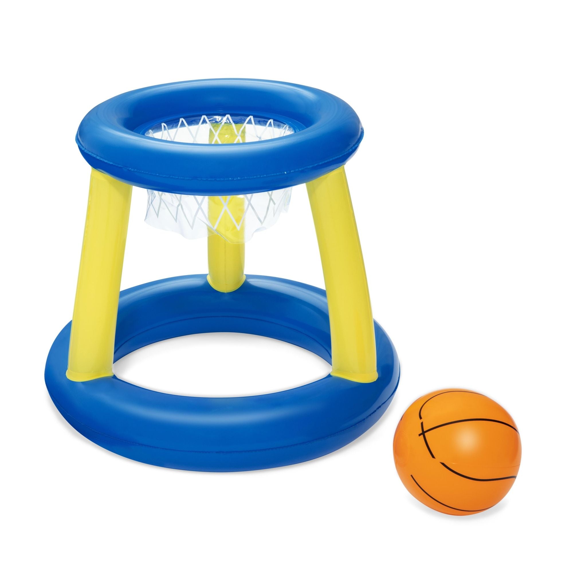 Inflatable Splash 'N Hoop Floating Basketball Pool Game Set