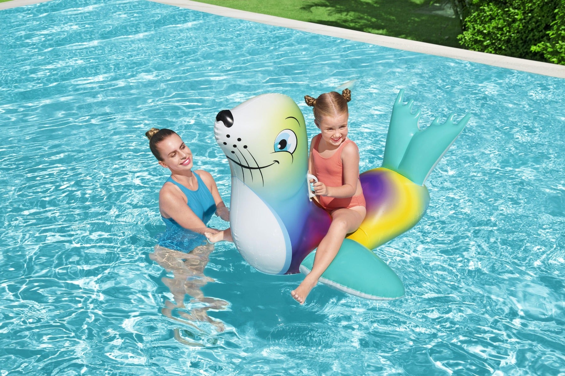 Inflatable Seal Pool Float