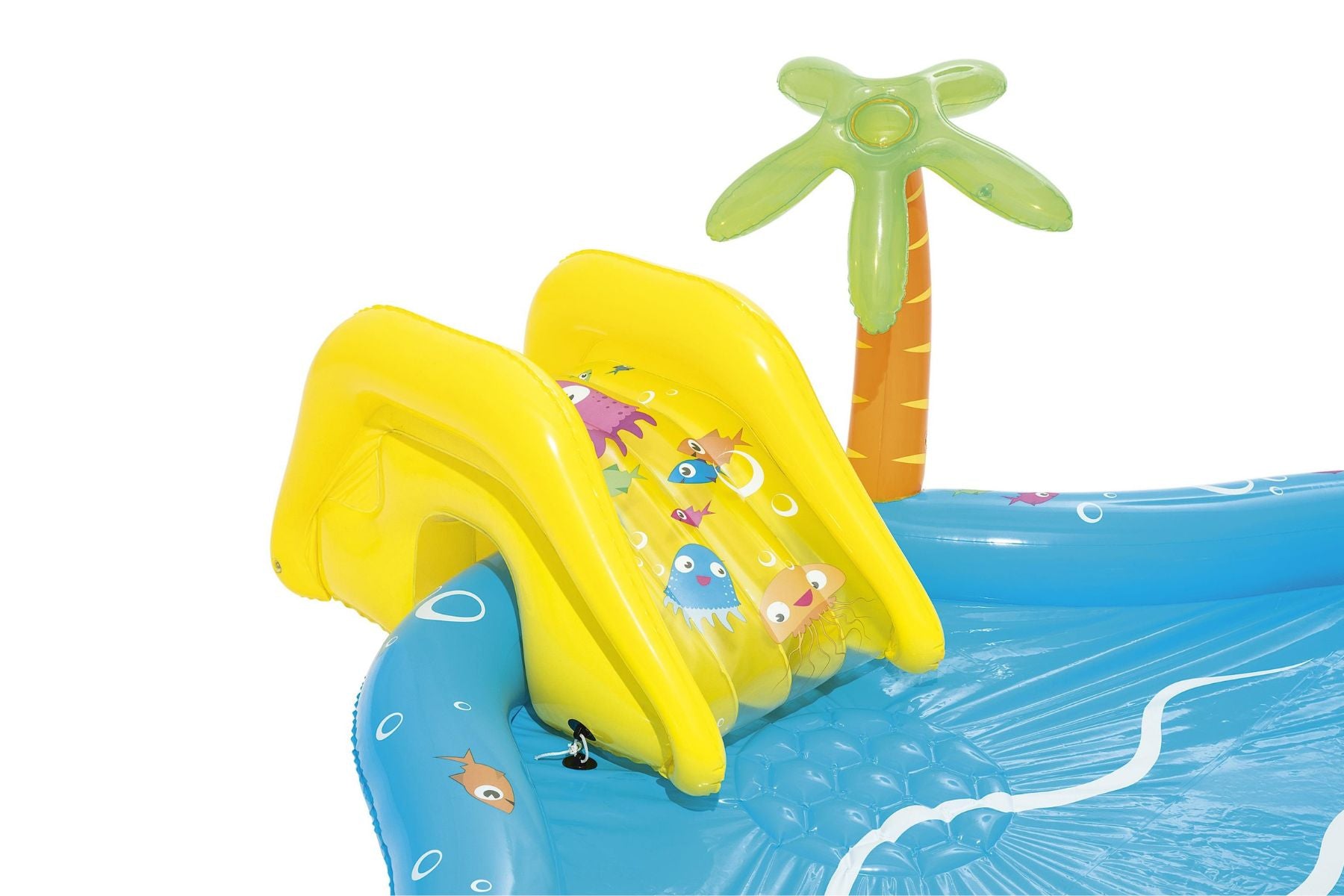 Kids Inflatable Sea Life Paddling Pool Water Play Centre, with Activities