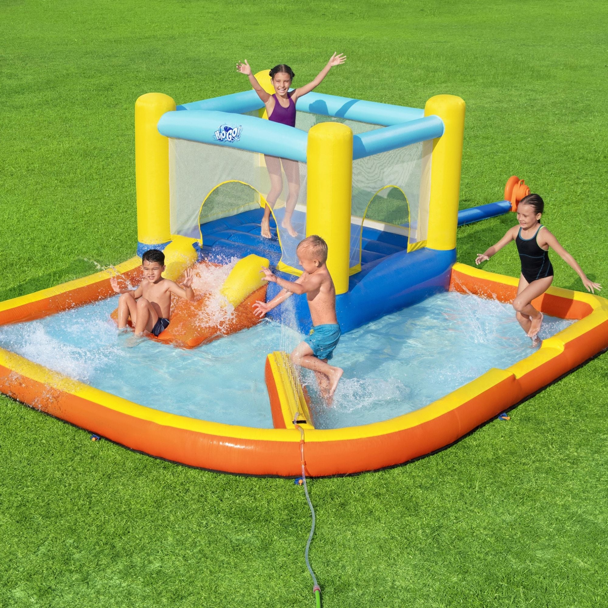 H2OGO! Kids Inflatable Beach Bounce Water Park Bouncy Castle