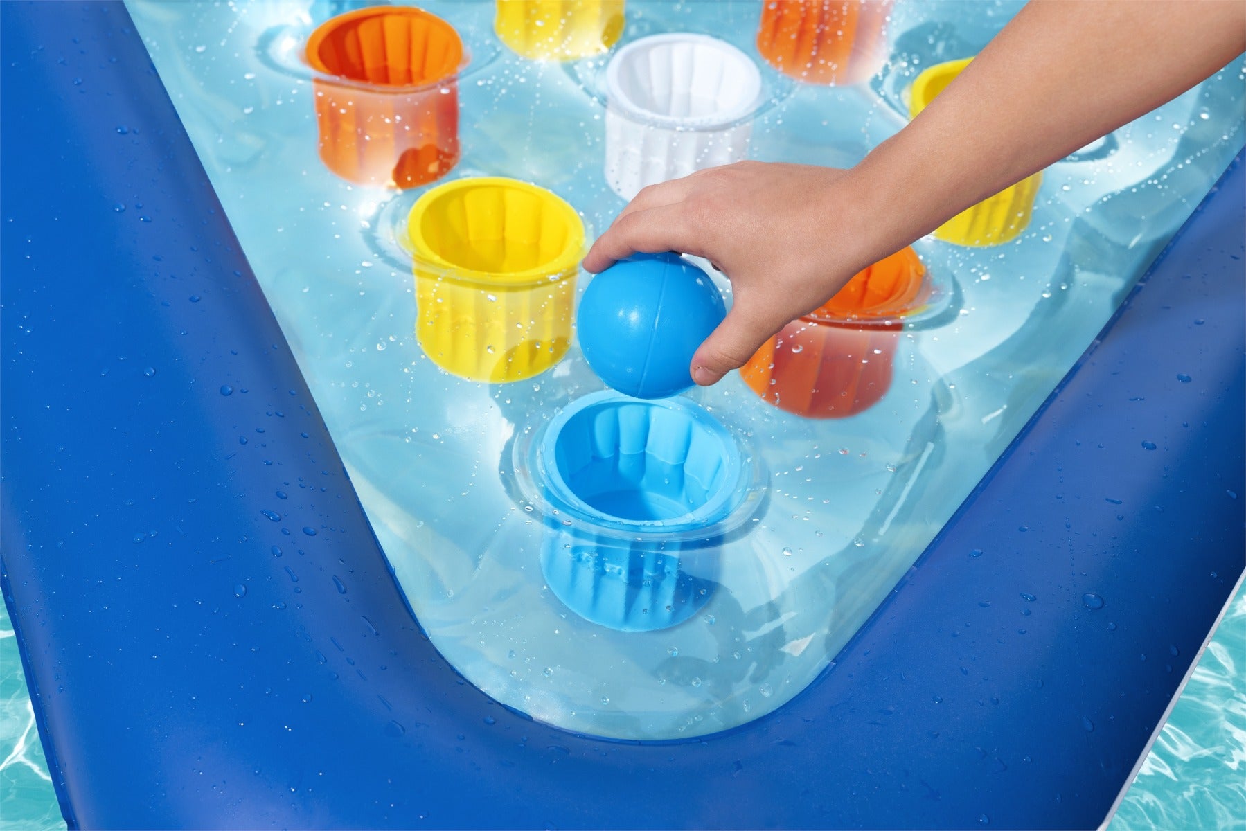 Inflatable Water Pong Pool Game Set