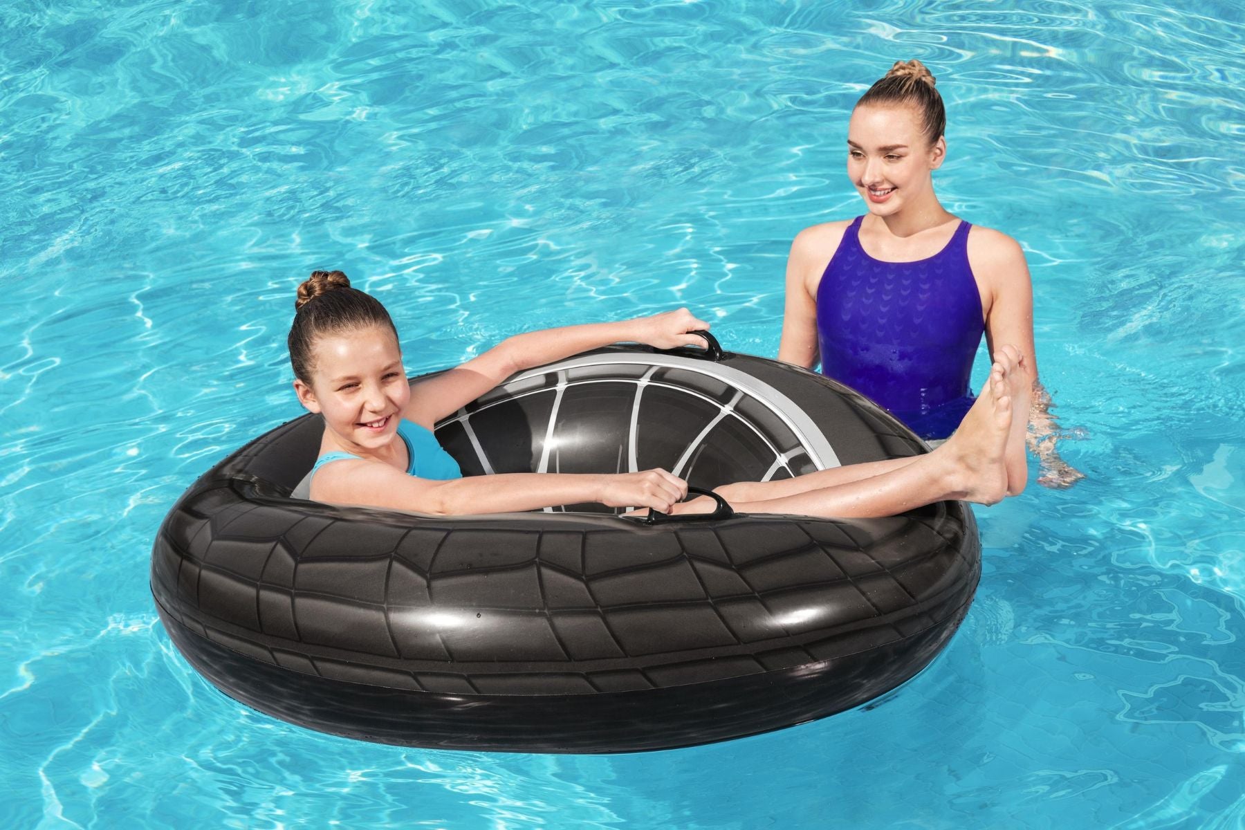 Inflatable High Velocity Tyre Swim Ring Pool Float