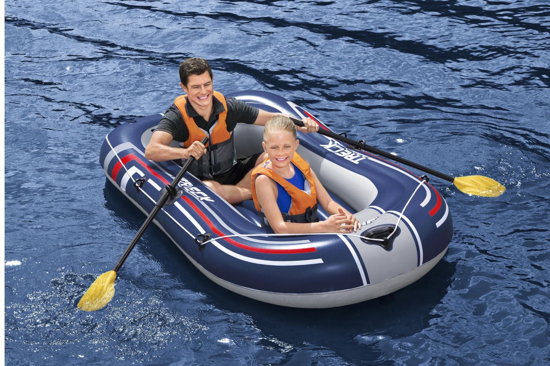 Hydro-Force 2 Person Inflatable Raft Treck Set Treck