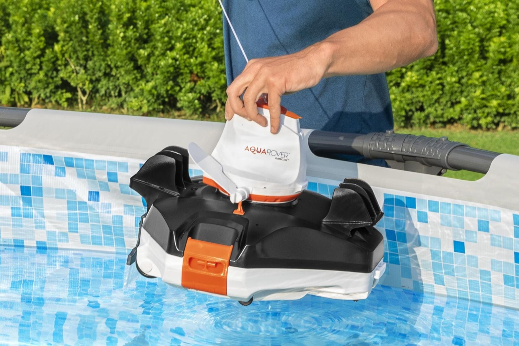 Aquarover Automatic Pool Cleaning Robot for Swimming Pools