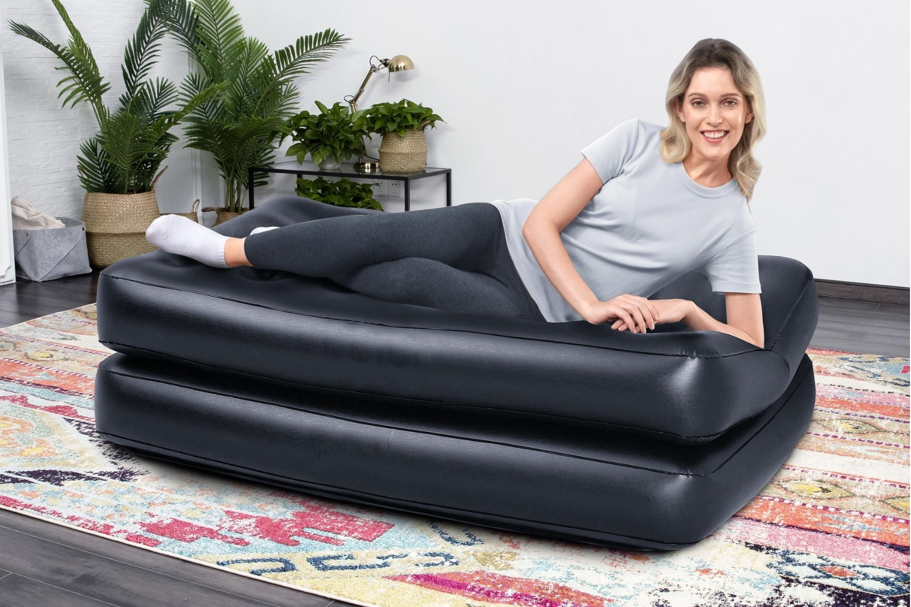 Inflatable Pull Out Camping Sofa Bed