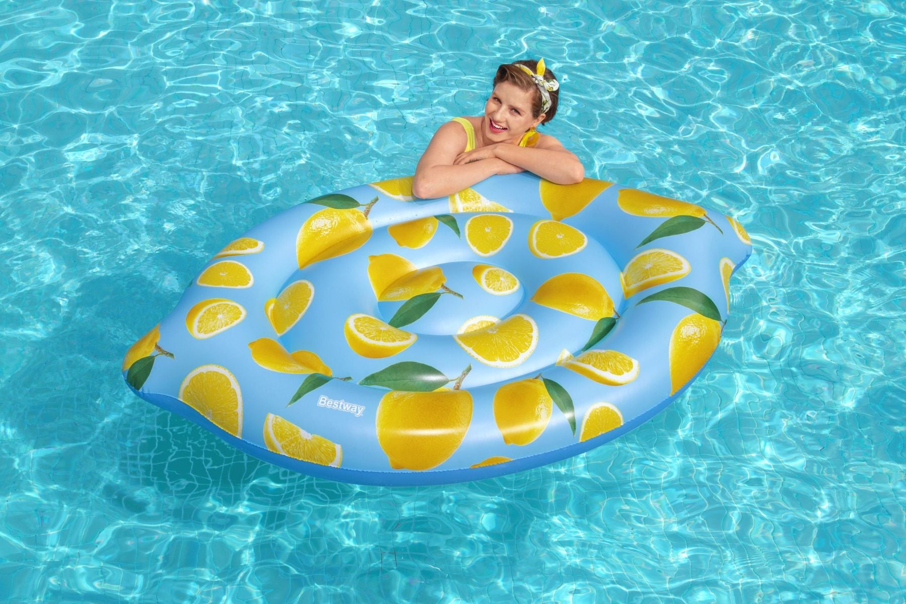 Inflatable Lemon Scented Pool Float