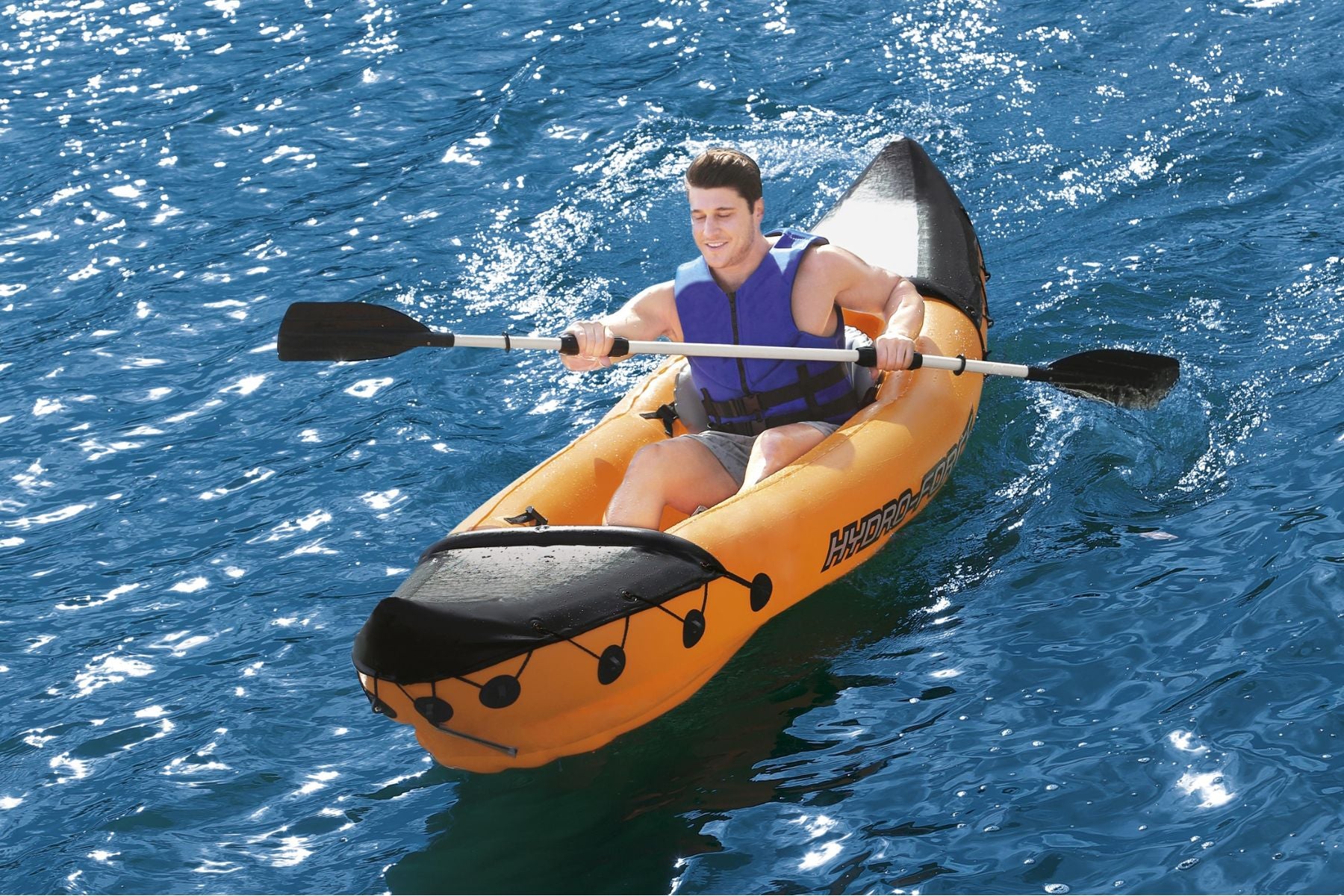 Hydro-Force 2 Person Inflatable Kayak Complete Set - Rapid