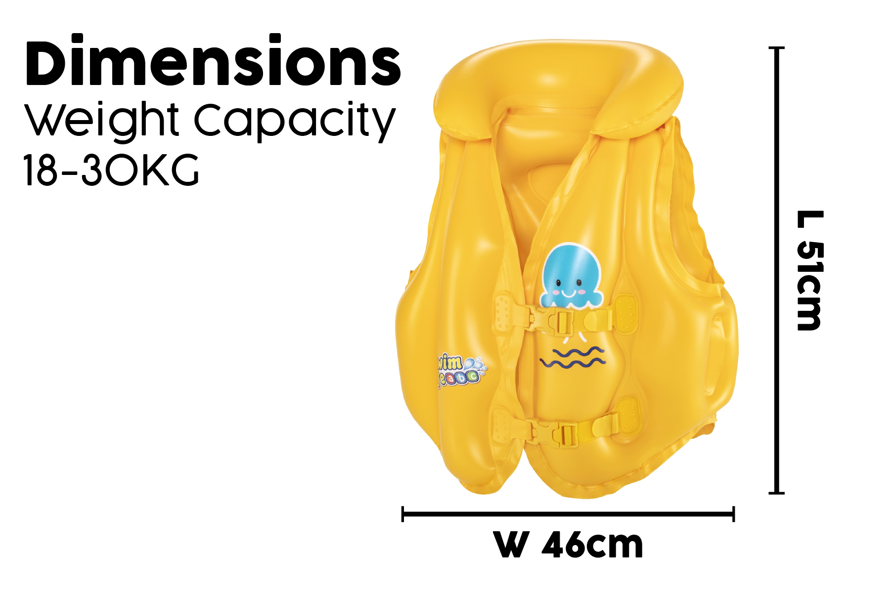 Kids Inflatable Wondersplash Swim Vest