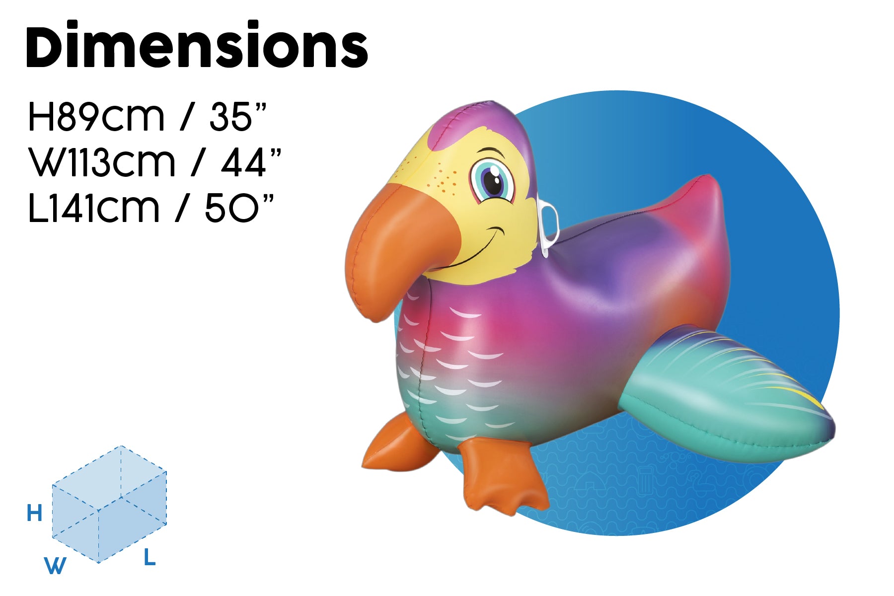 Inflatable Dandy Dodo Pool Float