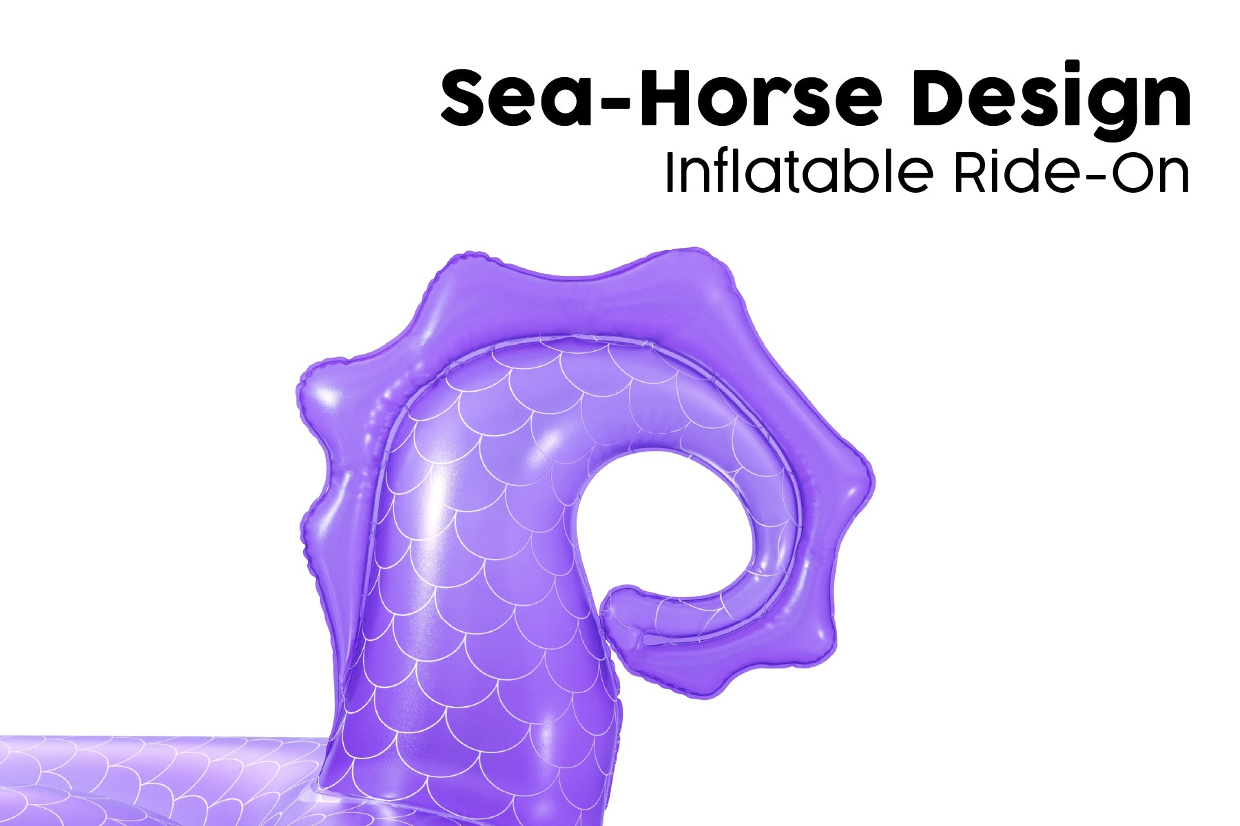 Inflatable Royal Seahorse Pool Float