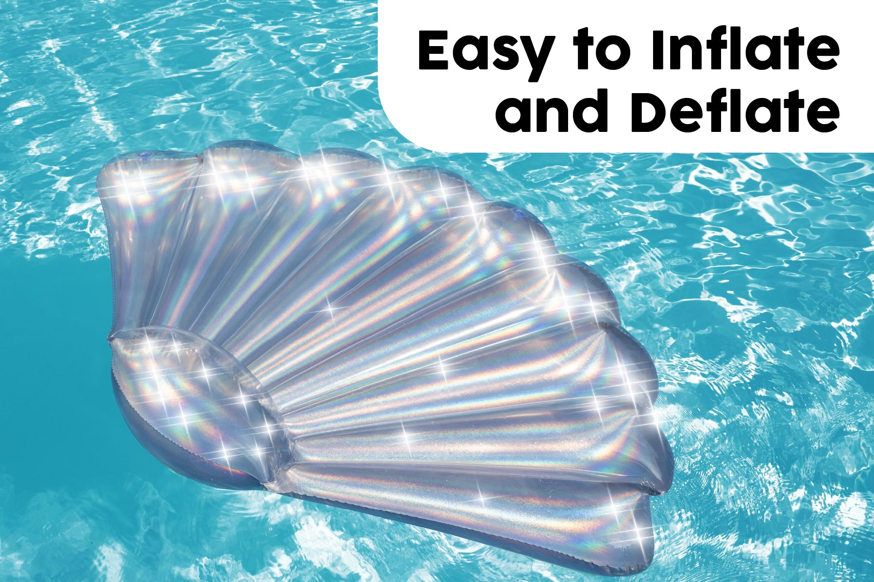 Inflatable Shell Pool Float