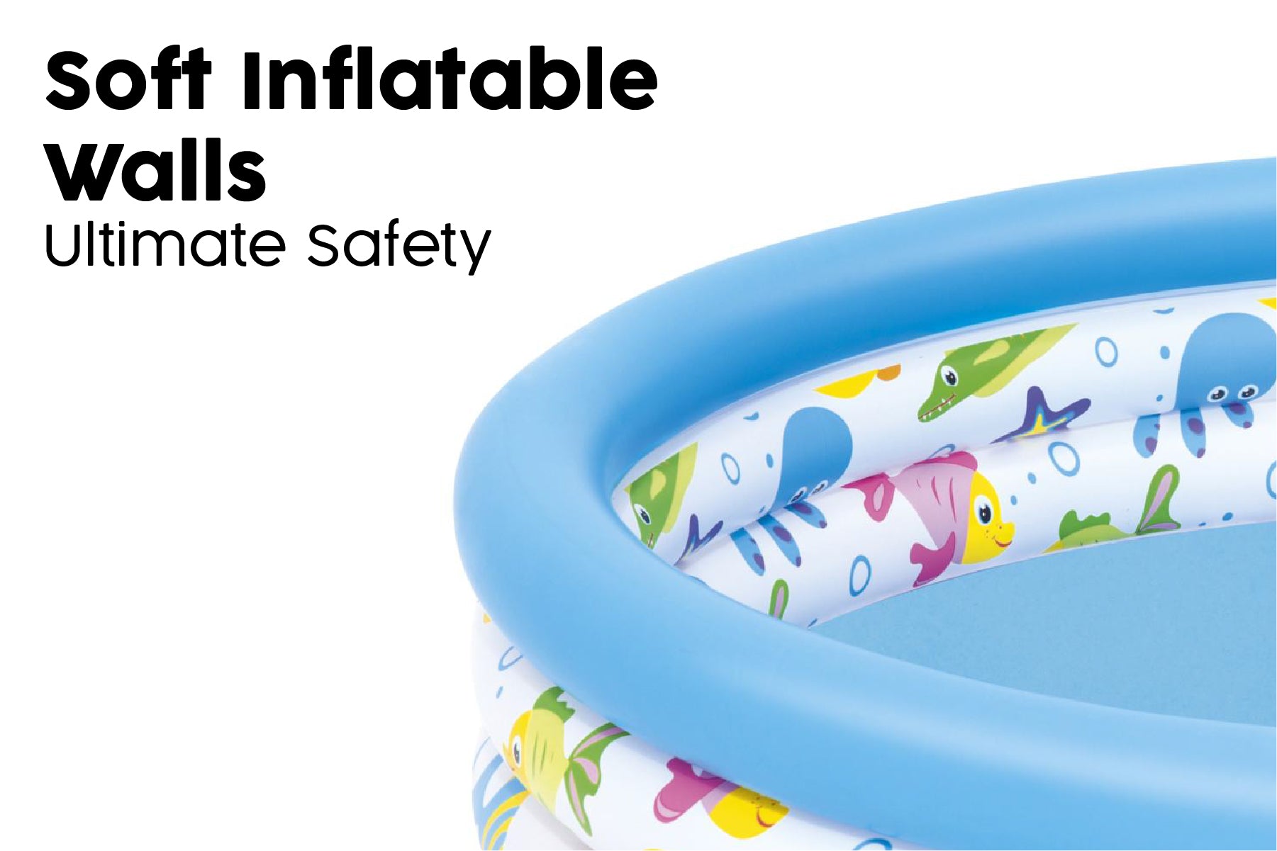 Ocean Themed Kids Inflatable Paddling Pool