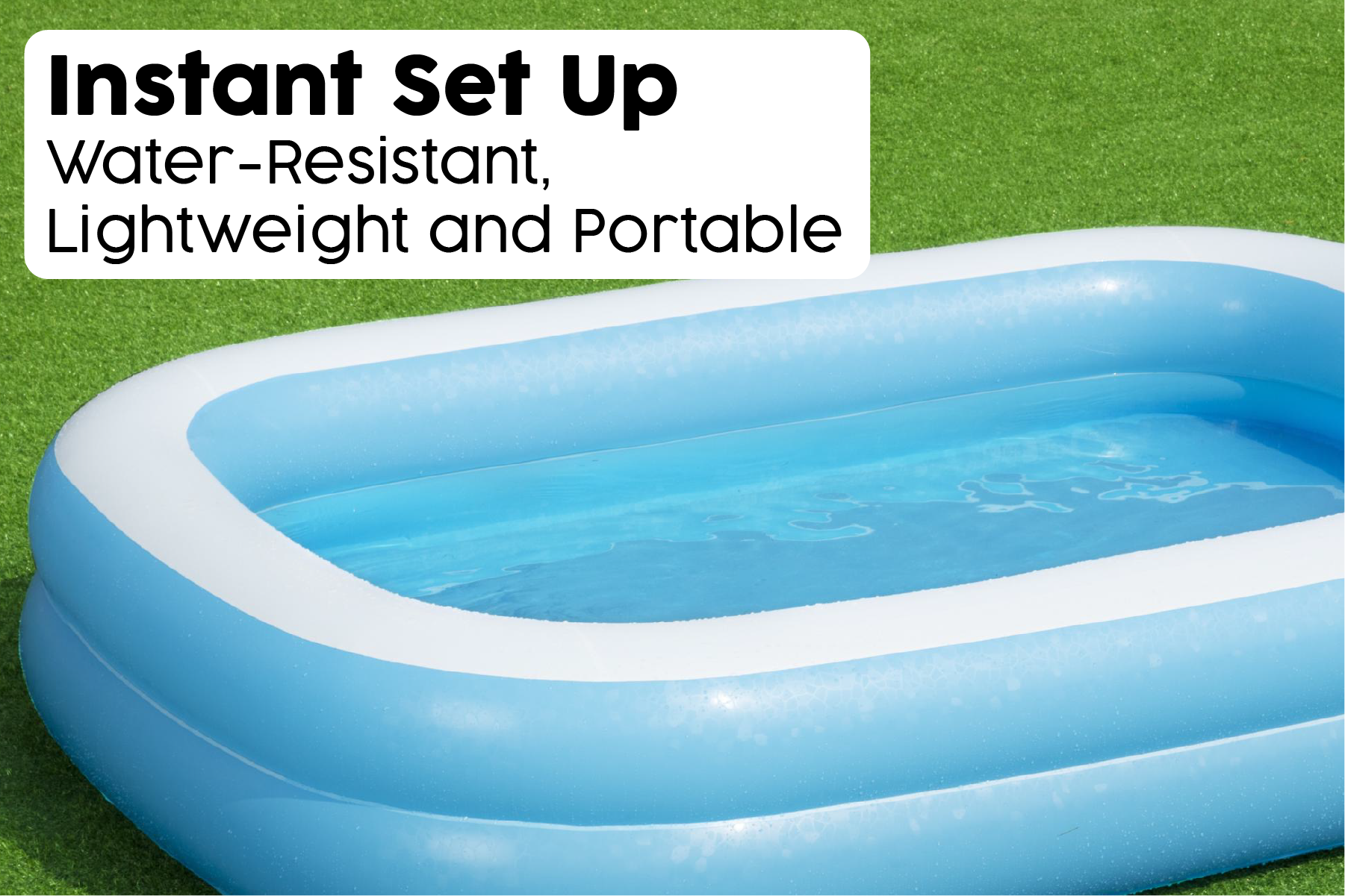 Inflatable Paddling Swimming Pool - 8.7ft