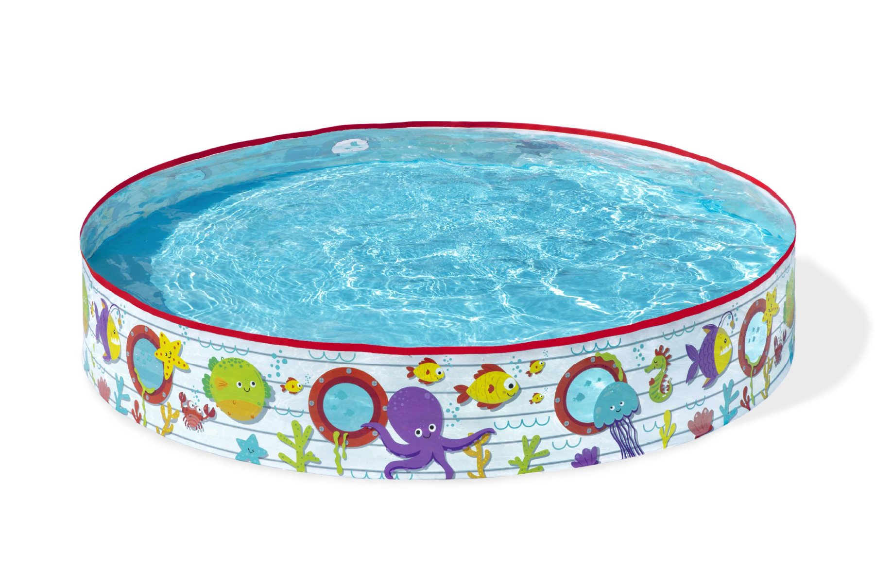 Coral Themed Kids Inflatable Paddling Pool