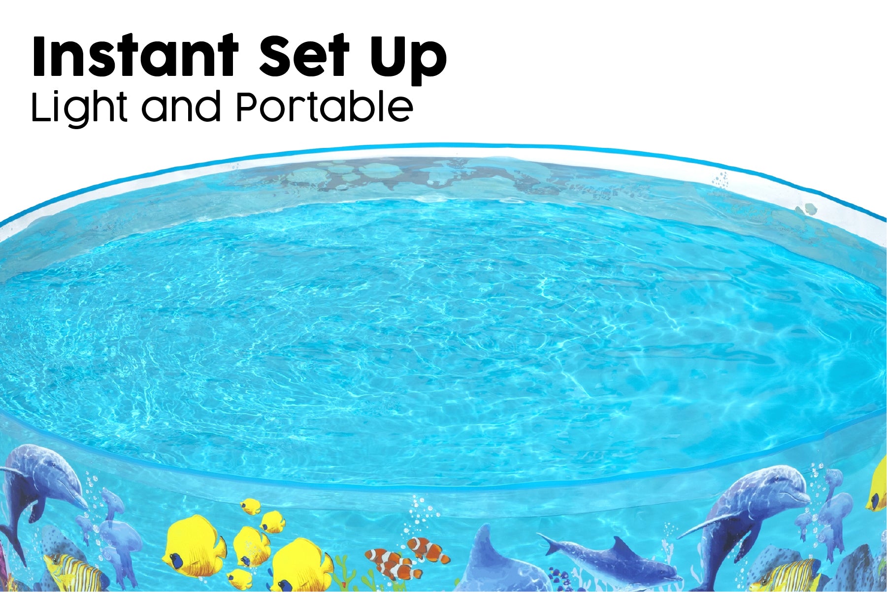 Sea Animals Themed Kids Inflatable Paddling Pool