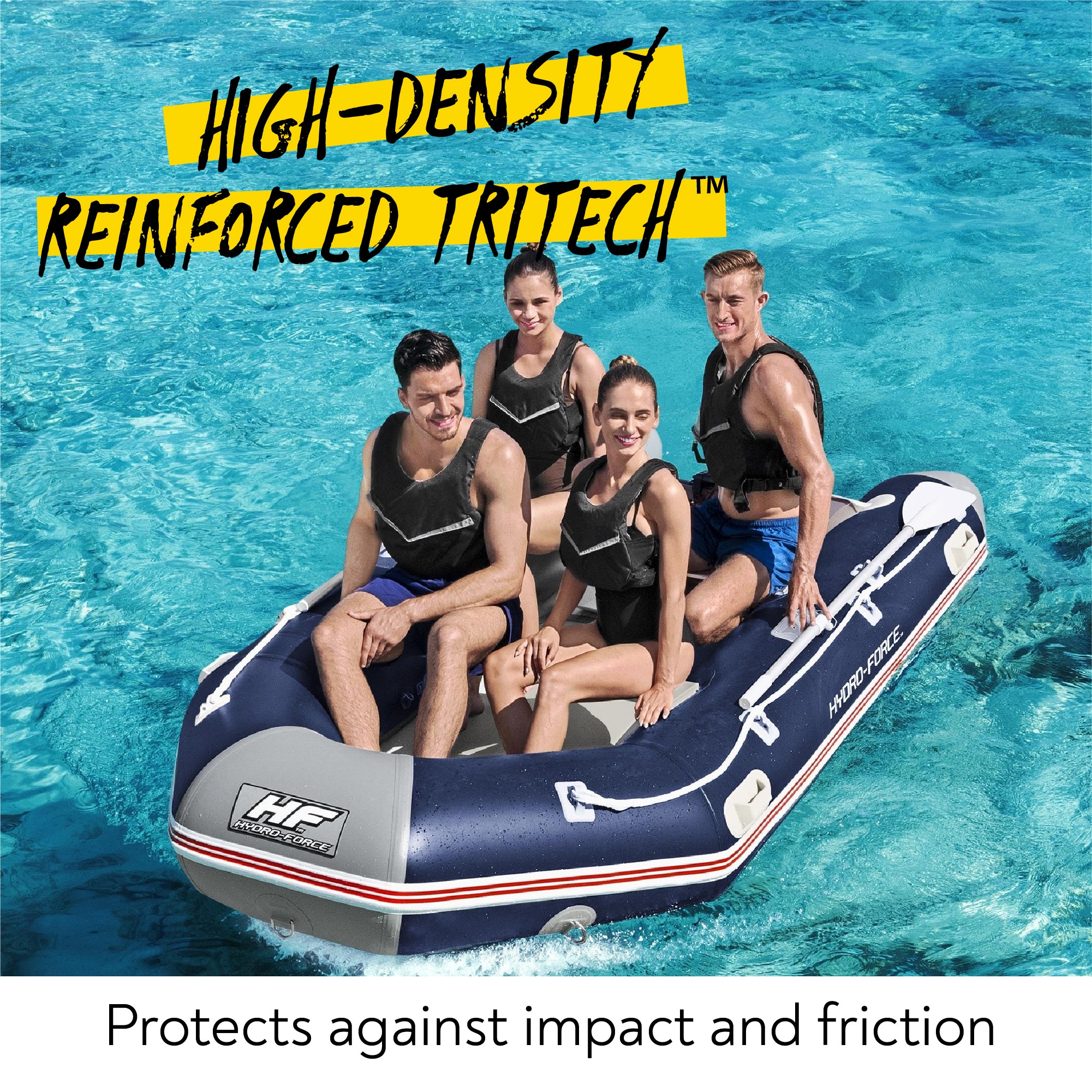 Hydro-Force 5 Person Rigid Inflatable Boat - Mirovia Pro