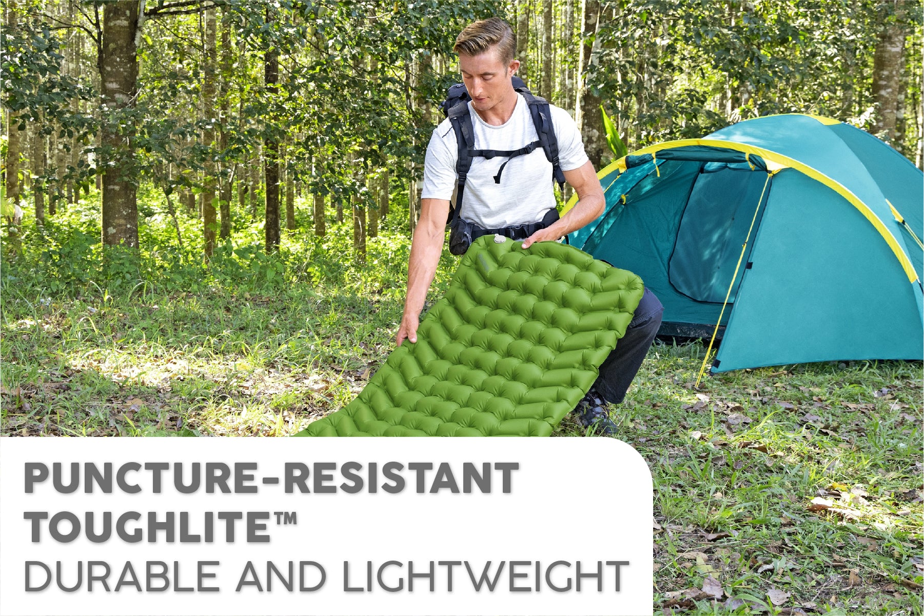 Wanderlite Compact Inflatable Air Sleeping Mat - Regular