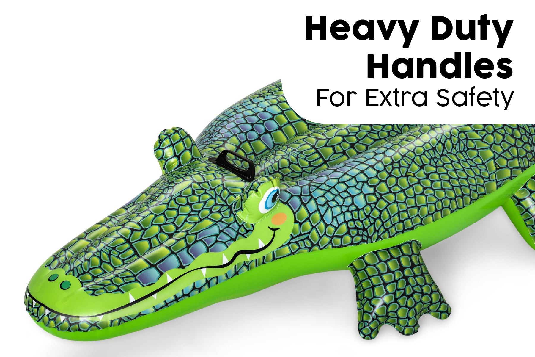 Inflatable Buddy the Croc Pool Float