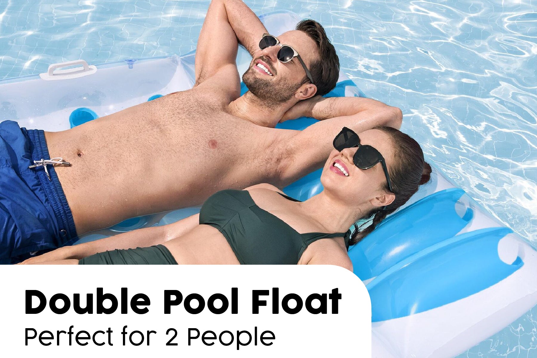 Inflatable Double Lounger Pool Float