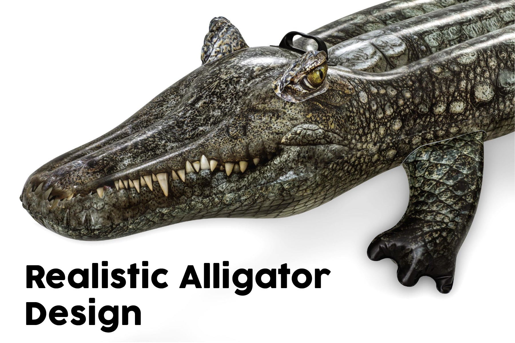 Inflatable Realistic Alligator Pool Float