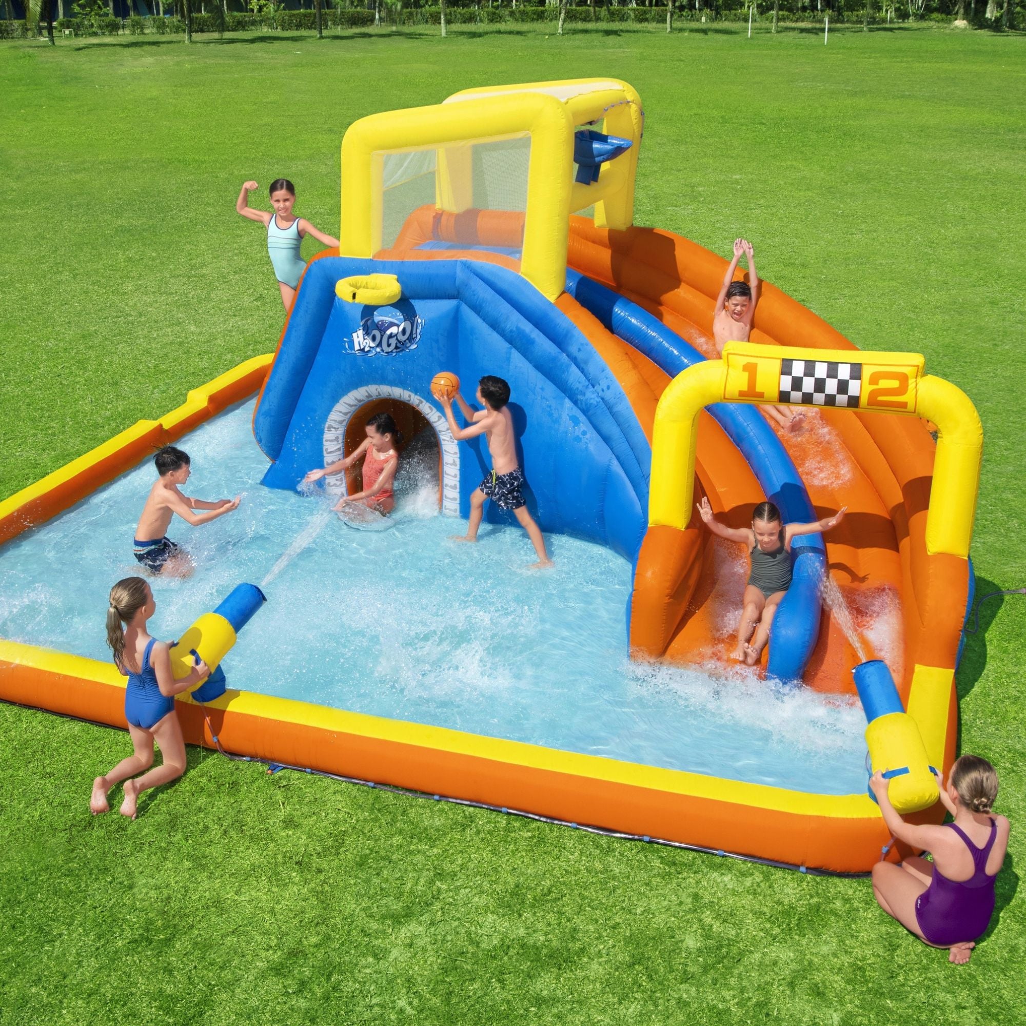 H2OGO! Super Speedway Mega Inflatable Water Park