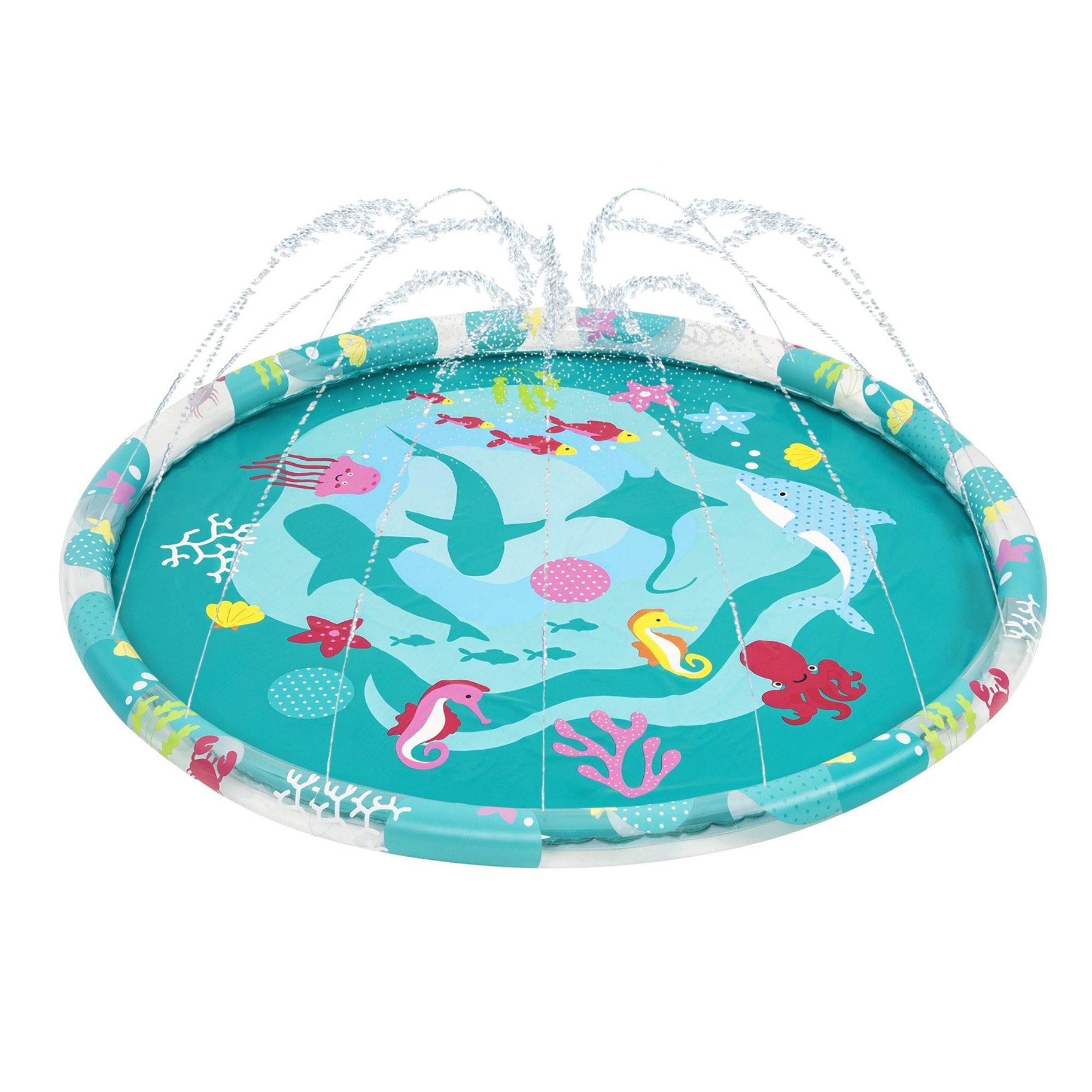 Sprinkler Splash Pad, Kids Water Mat