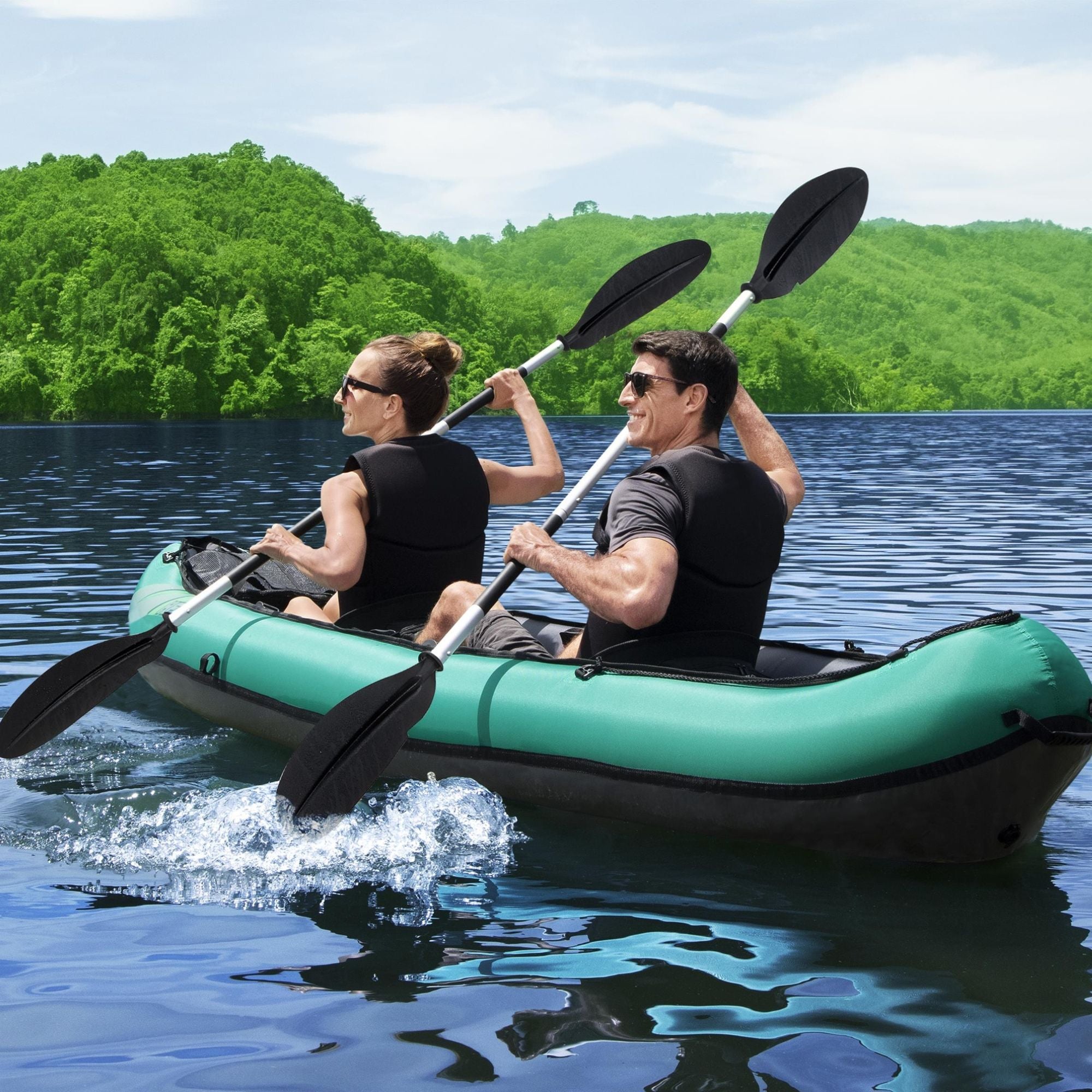 Hydro-force 2 Person Inflatable Kayak Set - Ventura