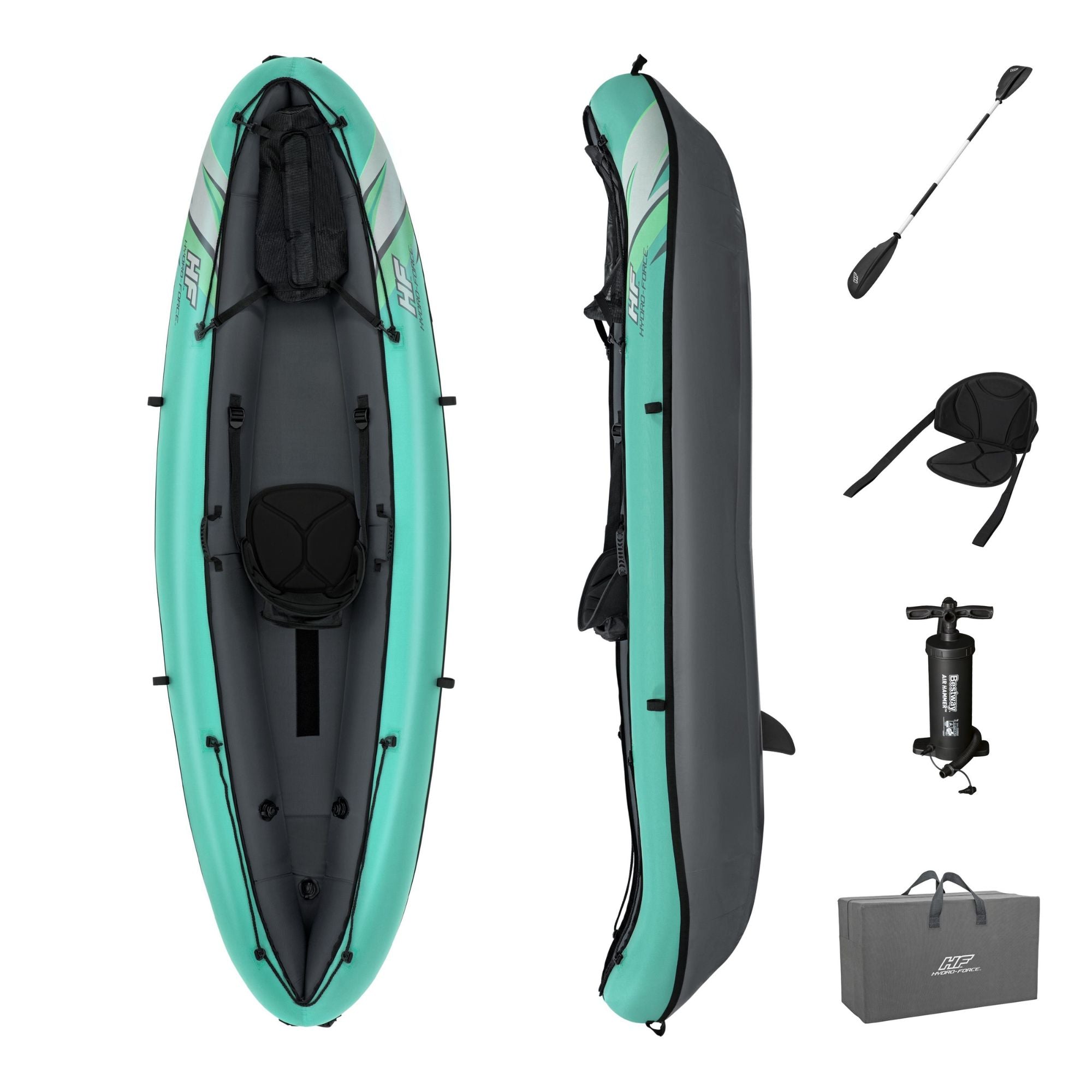 Hydro-force 1 Person Inflatable Kayak Complete Set - Ventura