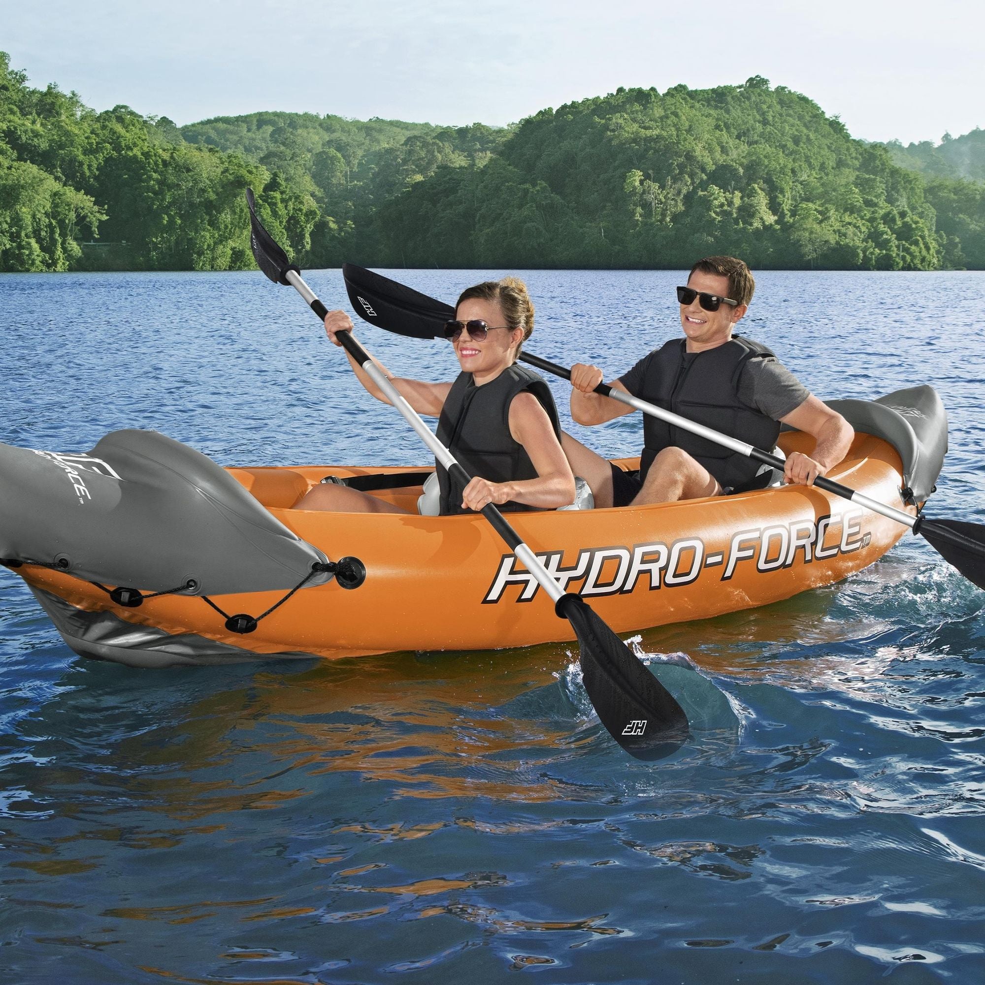 Hydro-force 2 Person Inflatable Kayak Set - Rapid