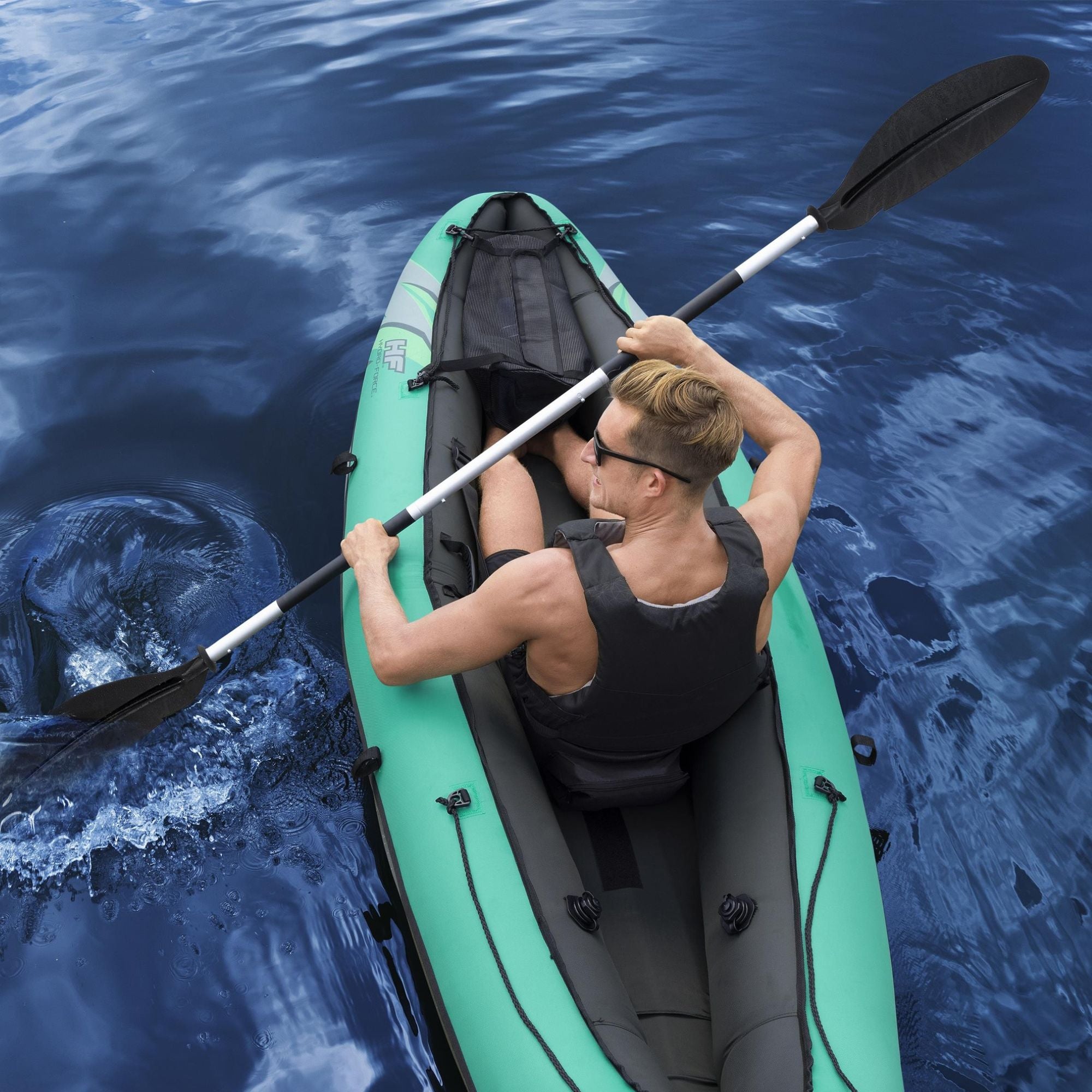 Hydro-force 1 Person Inflatable Kayak Complete Set - Ventura