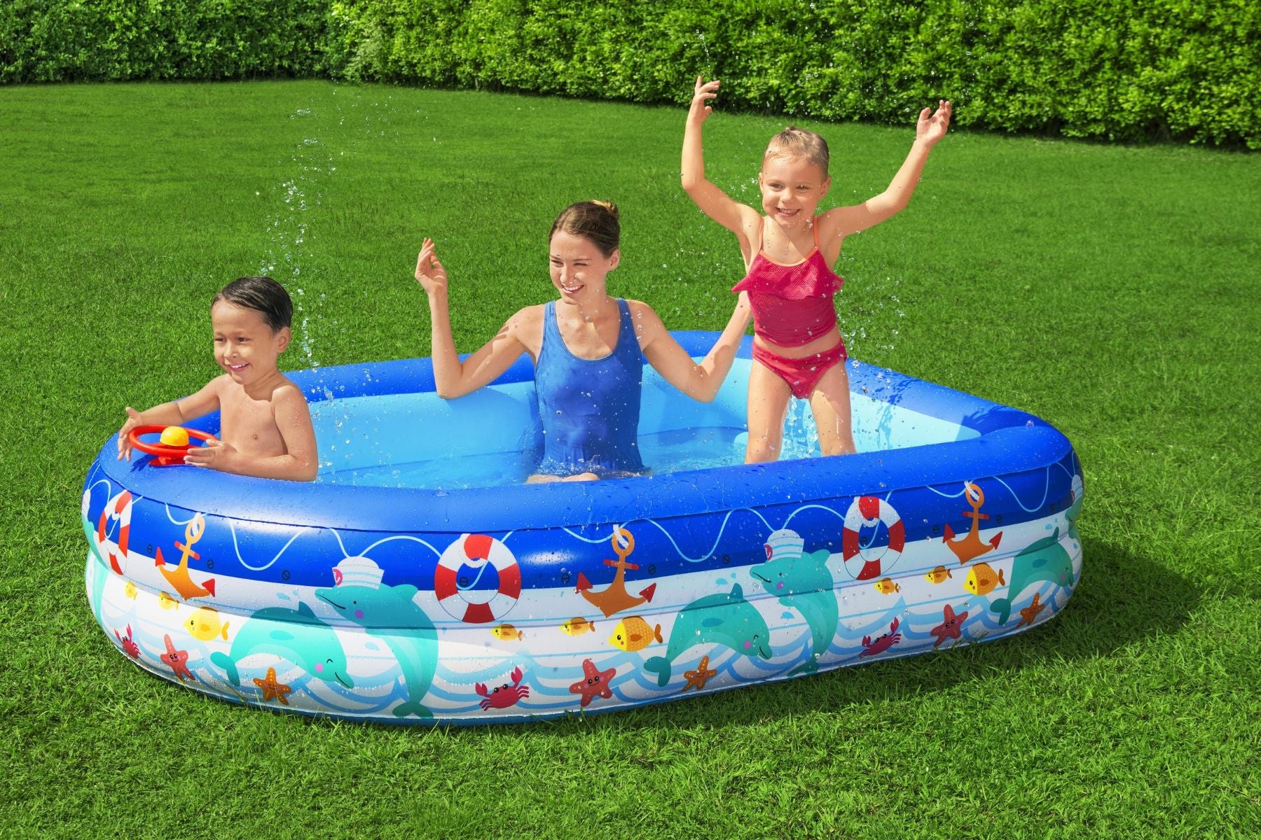 Sea Captain Kids Inflatable Paddling Pool Play Center