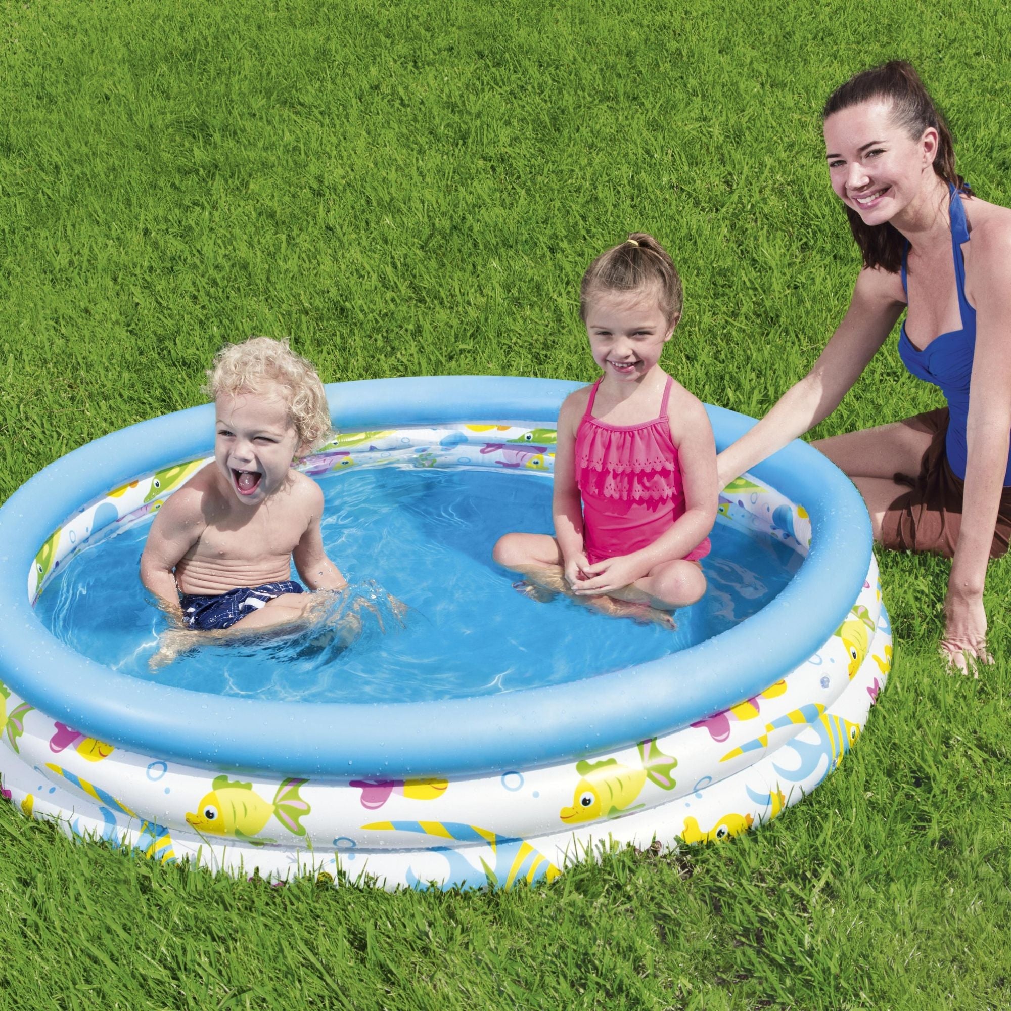 Ocean Themed Kids Inflatable Paddling Pool