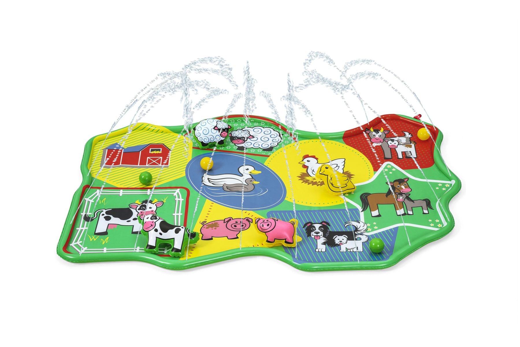 Barnyard Splash Pad Kids Water Mat