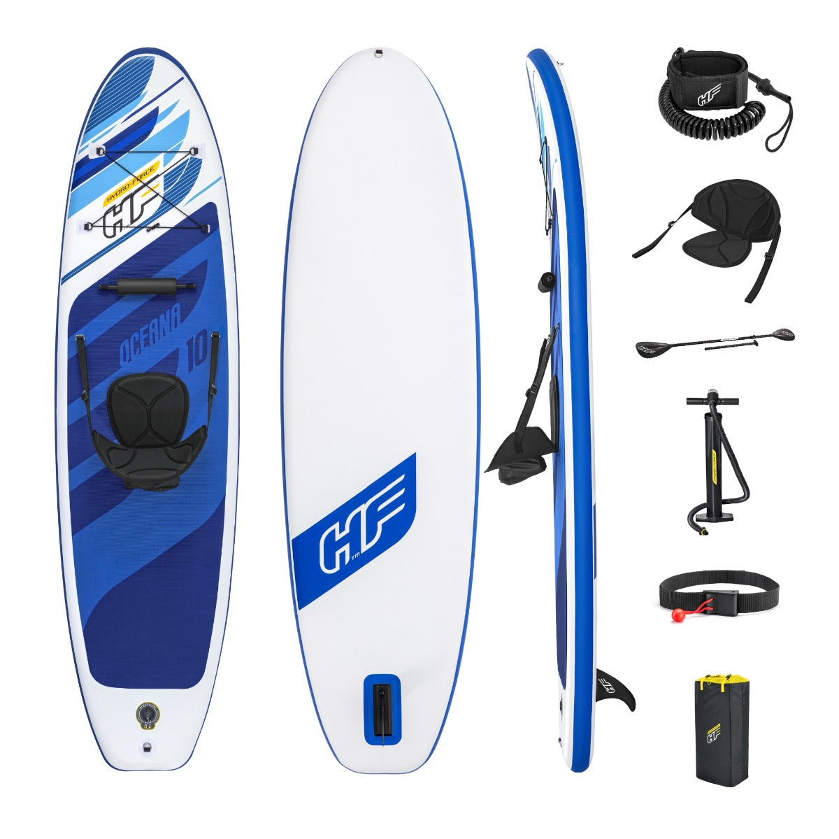 Hydro-Force 10ft Inflatable Paddle Board/ Kayak Set Oceana - Outlet