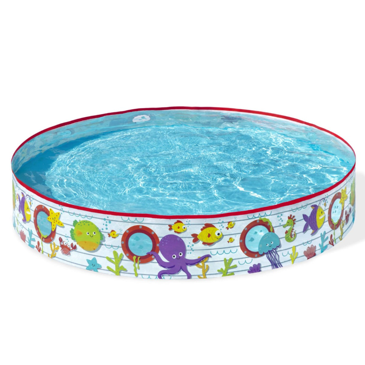 Coral Themed Kids Inflatable Paddling Pool