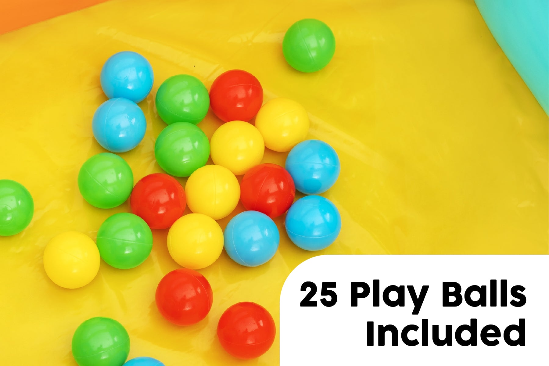 Kids Tunneltopia Inflatable Ball Pit, with 25 Balls