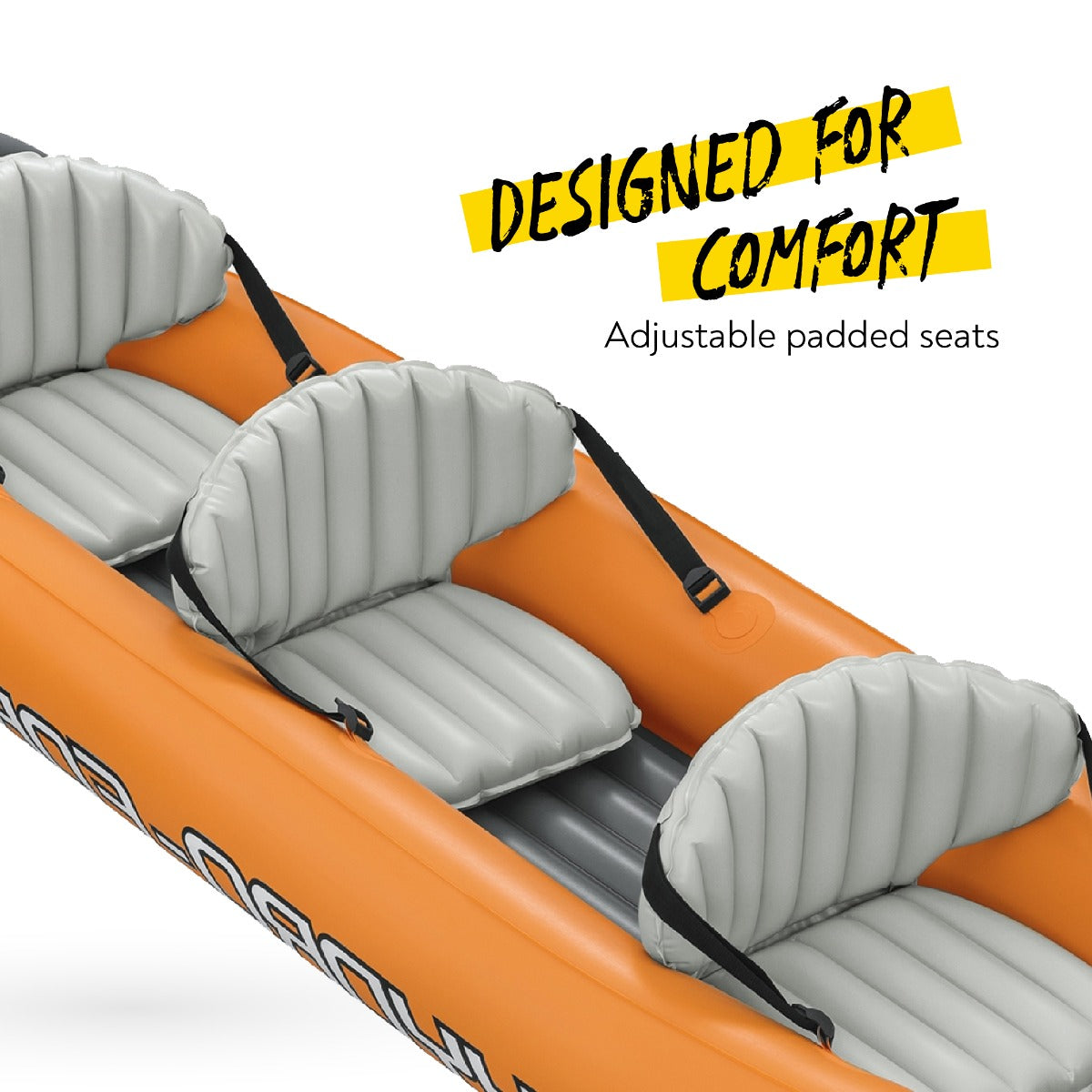 Hydro-Force 3 Person Inflatable Kayak Set - Rapid