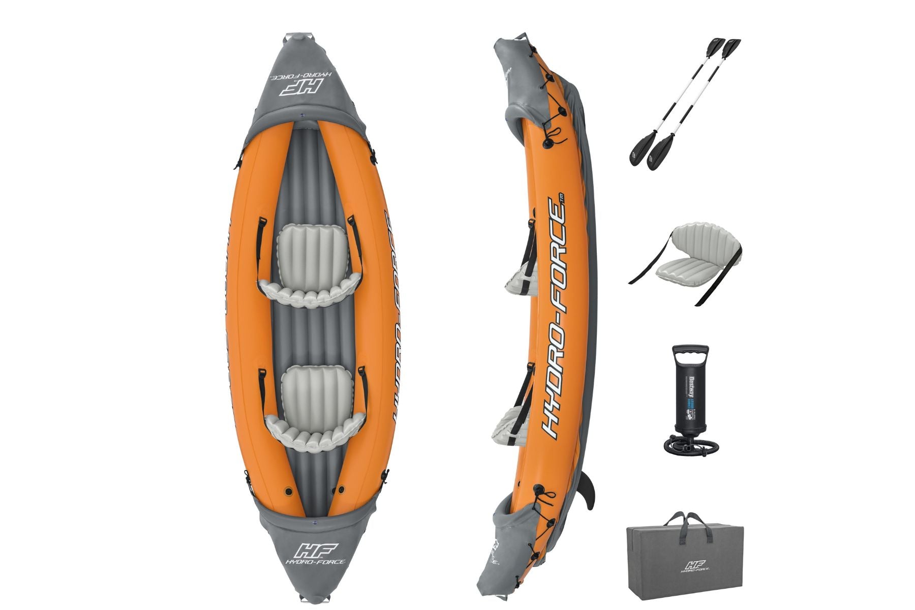 Hydro-force 2 Person Inflatable Kayak Set - Rapid