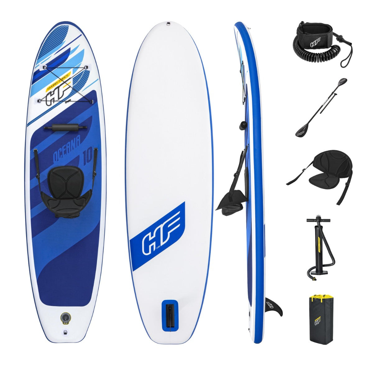 Hydro-Force 10ft Inflatable Paddle Board/ Kayak Set Oceana - Outlet