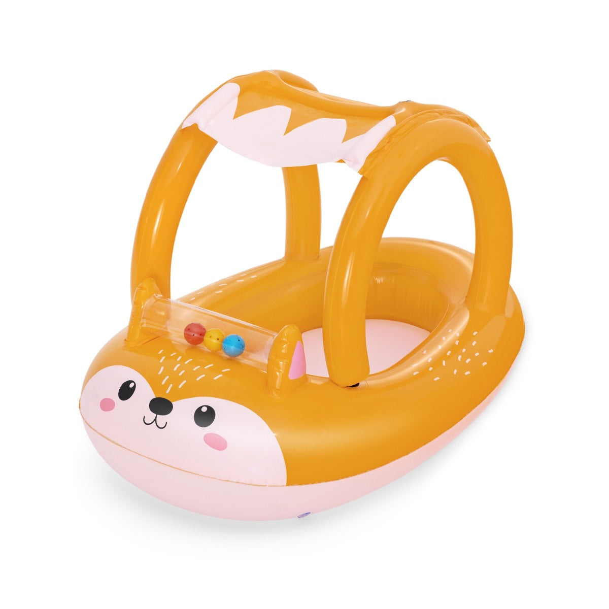 Inflatable Fox Shaded Baby Pool Float