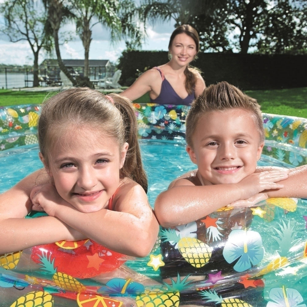 Tropical Themed Kids Inflatable Paddling Pool