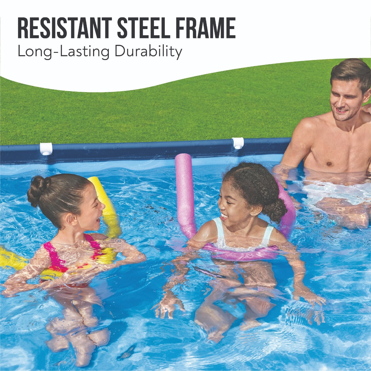 steel framed pool